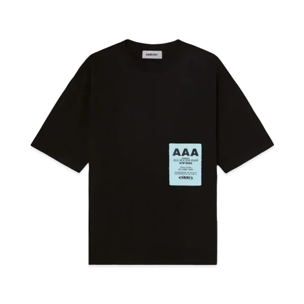 AMBUSH Pass Graphic T-Shirt "Black"