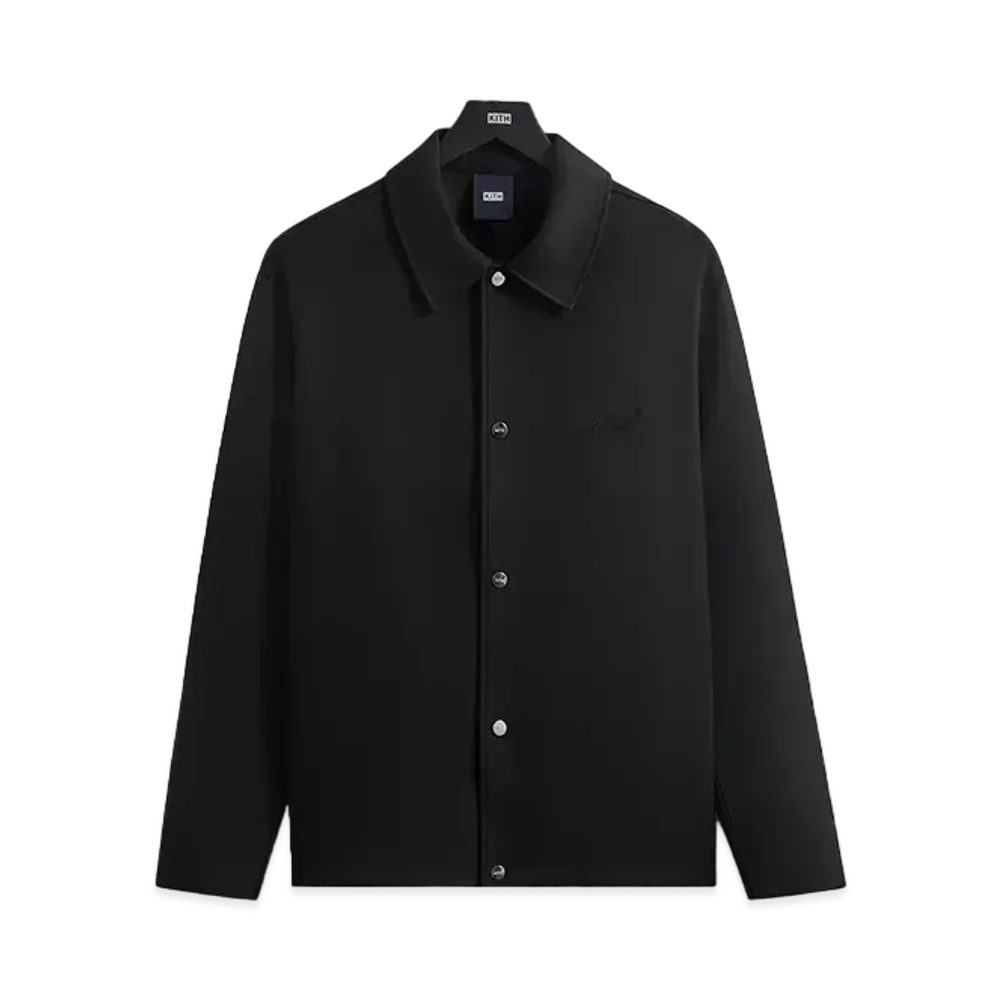 Kith Double Knit Coaches Jacket "Black"