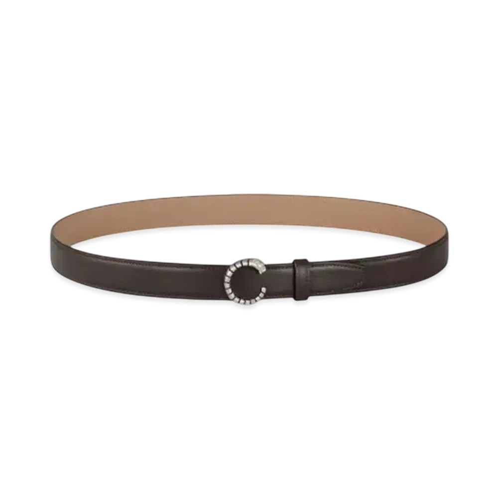 Cartier Belt Panthere de Cartier Size M (85cm) "Tonka Brown"