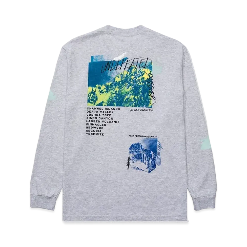 UNDEFEATED OUTDOORS L/S TEE - 80270 "Gray"