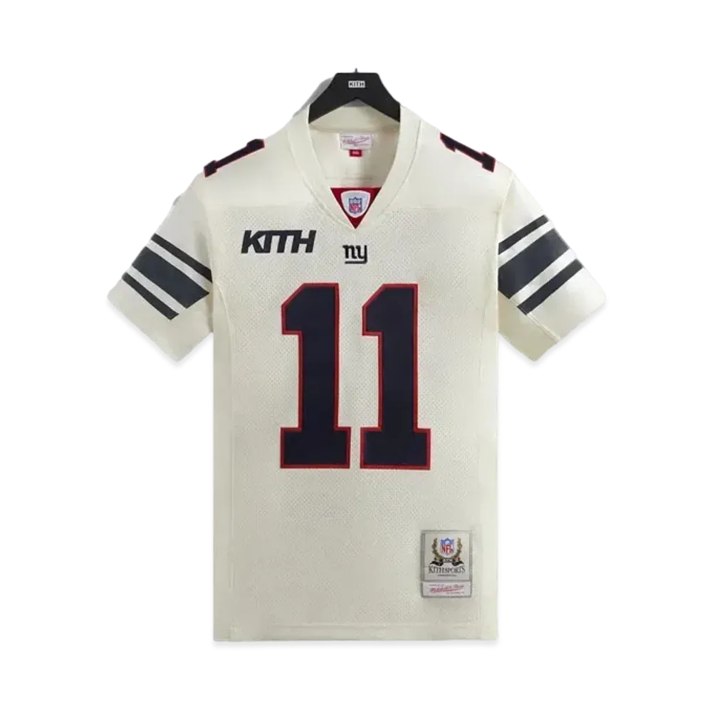 Kith x the NFL: Giants Mitchell x Ness Phil Simms Jersey "Sandrift"