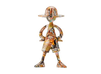 BANDAI "LUFFY's" -ONE PIECE- ARTCANVAS 1/8 -1000LOGS Anniversary-