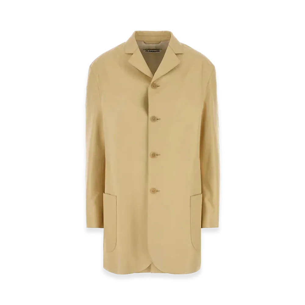Jil Sander Women's Leather Blazer "Cream"