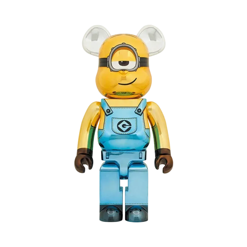 Bearbrick STUART Chrome Ver. 1000%