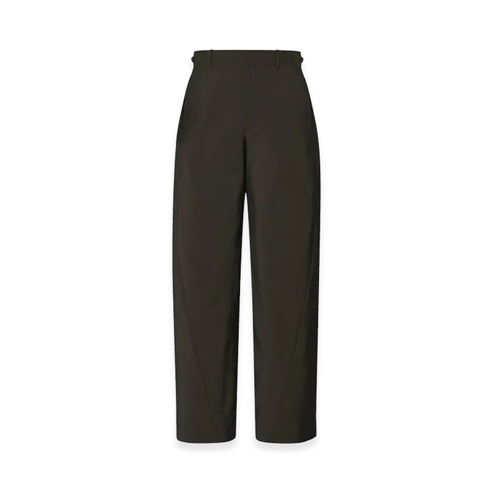 The Row Mista Virgin Wool and Mohair Pants "Dark Brown"