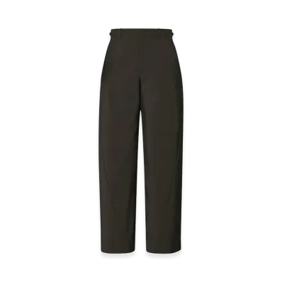 The Row Mista Virgin Wool and Mohair Pants "Dark Brown"