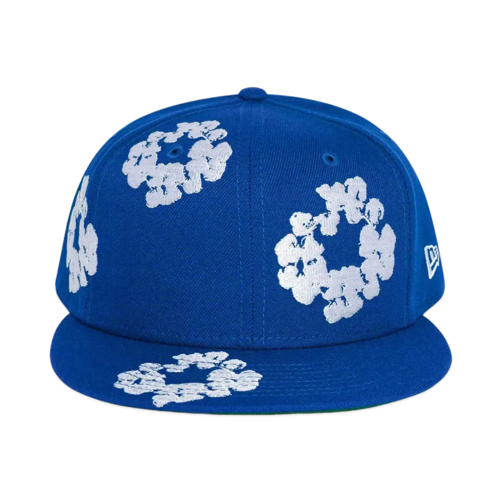 DENIM TEARS x New Era Cotton Wreath 59Fifty "Royal Blue"