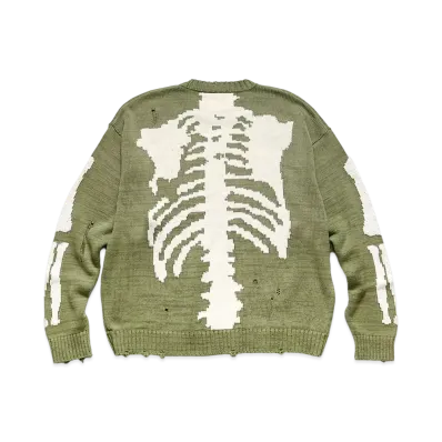 KAPITAL 5G COTTON COTTON BOUNCREW SWEATER "Khaki"