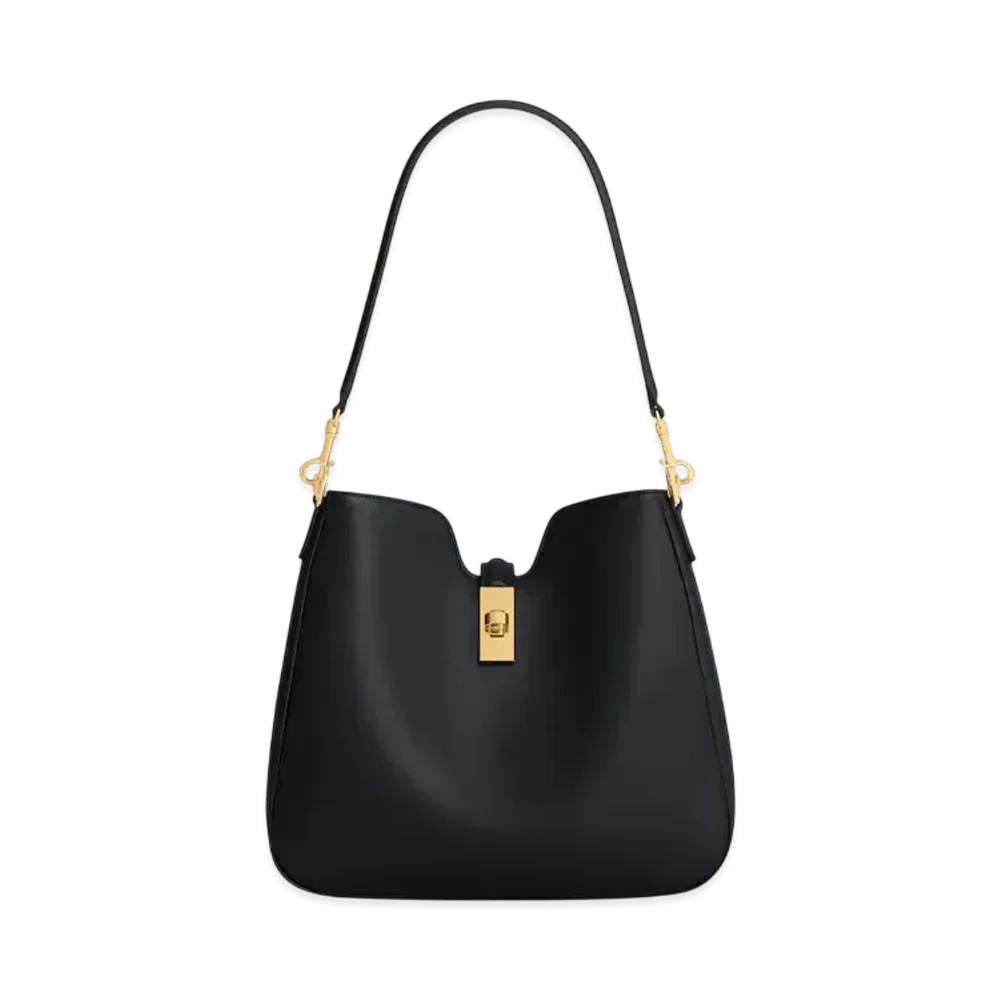 CELINE Small Camille 16 Soft Bag in Smooth Calfskin "Black"