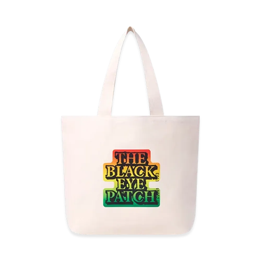 Blackeyepatch Rasta OG Tote Bag "Off White"