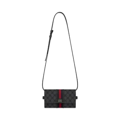 GUCCI x BALENCIAGA The Hacker Mini Bag Canvas Jacquard "Black"