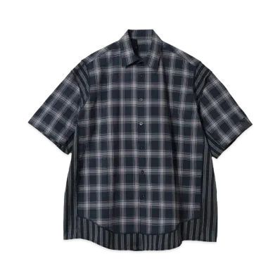 N.HOOLYWOOD Half Sleeve Shirt "Navy"