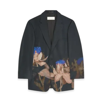DRIES VAN NOTEN Loose Fit Blazer "Black"