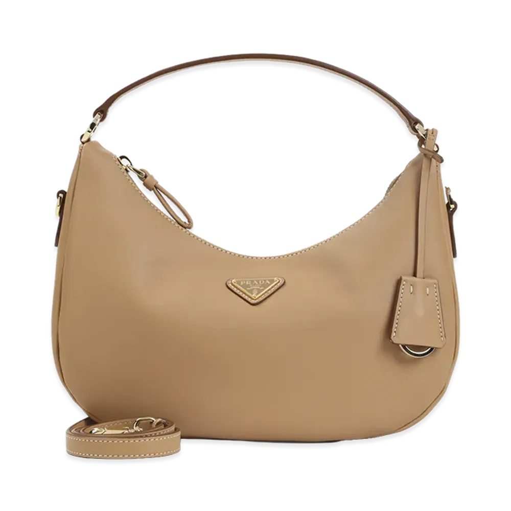 PRADA Women's Calf Leather Handbag "Beige"