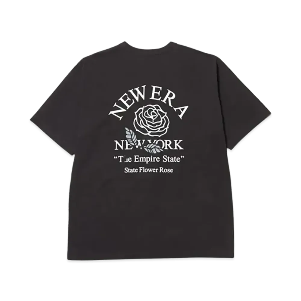NEW ERA Short Sleeve Washed Cotton T-shirt State Flower "Sumikuro"
