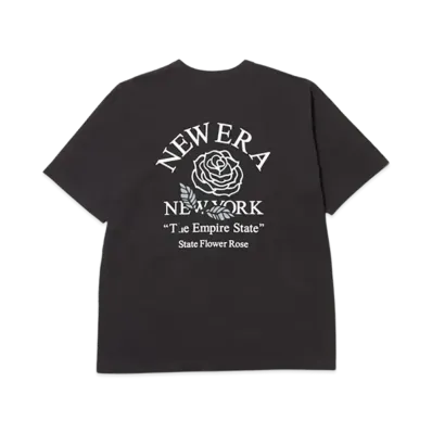 NEW ERA Short Sleeve Washed Cotton T-shirt State Flower "Sumikuro"
