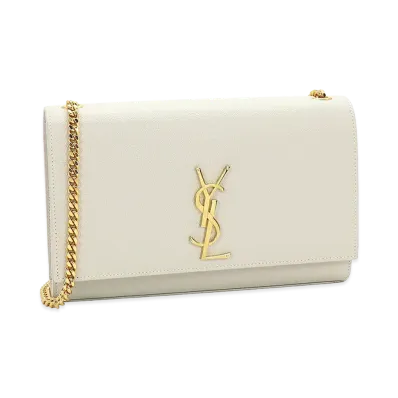 Saint Laurent Women's Shoulder Bag Kate Medium "Crema Soft"