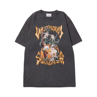 VAULTROOM x SOUL EATER Soul & Maka Tee "Charcoal"