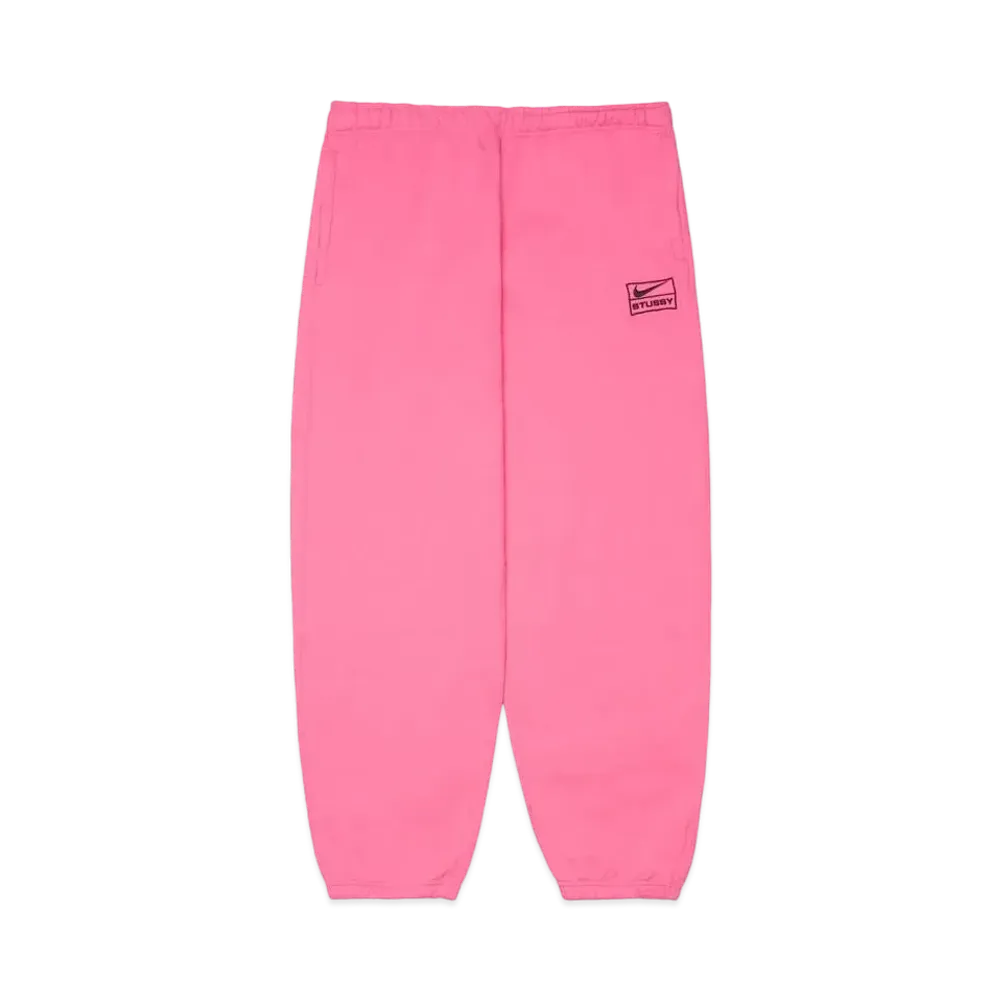 Stussy × Nike NRG Washed Fleece Pant (US Size) "Pink" DO5296-670