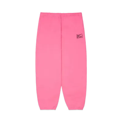 Stussy × Nike NRG Washed Fleece Pant (US Size) "Pink" DO5296-670