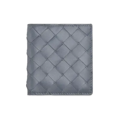 Bottega Veneta Slim Bifold Wallet "Thunder"