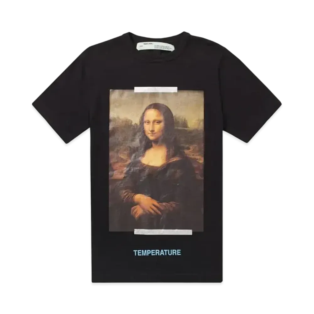 OFF-WHITE MONALISA SLIM TEE "Black"