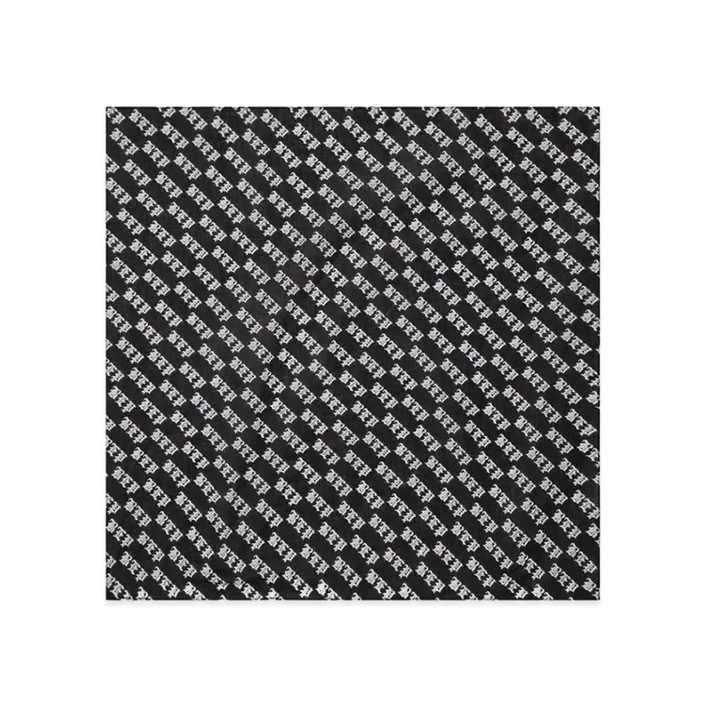 BlackEyePatch 3 Letter OE Patterned Bandana "Black"