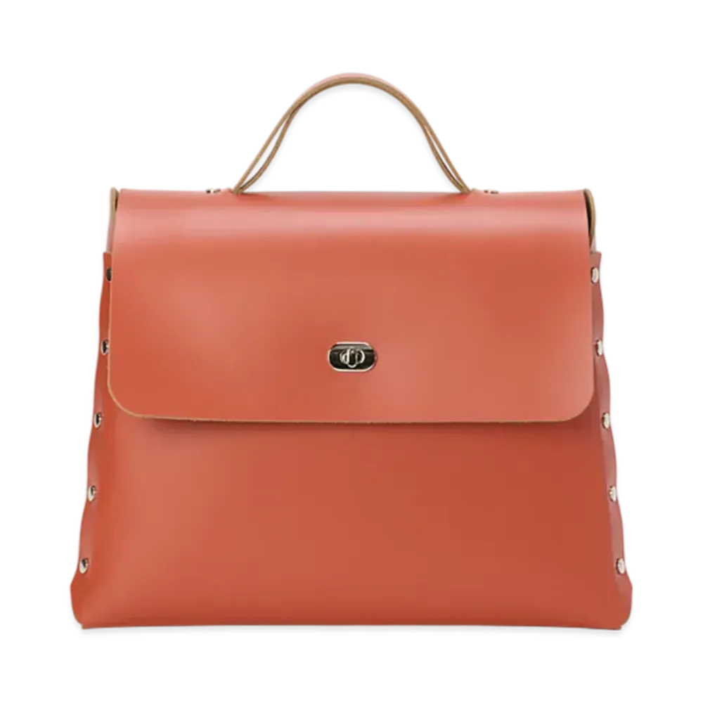 Hender Scheme Assemble Hand Bag Flap L "Copper Orange"