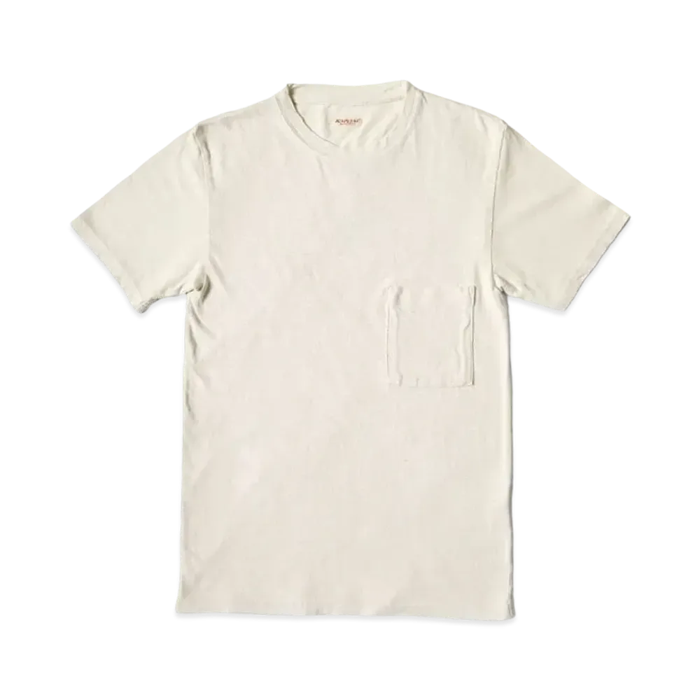 KAPITAL Gauze India Pocket Tee "Ivory"