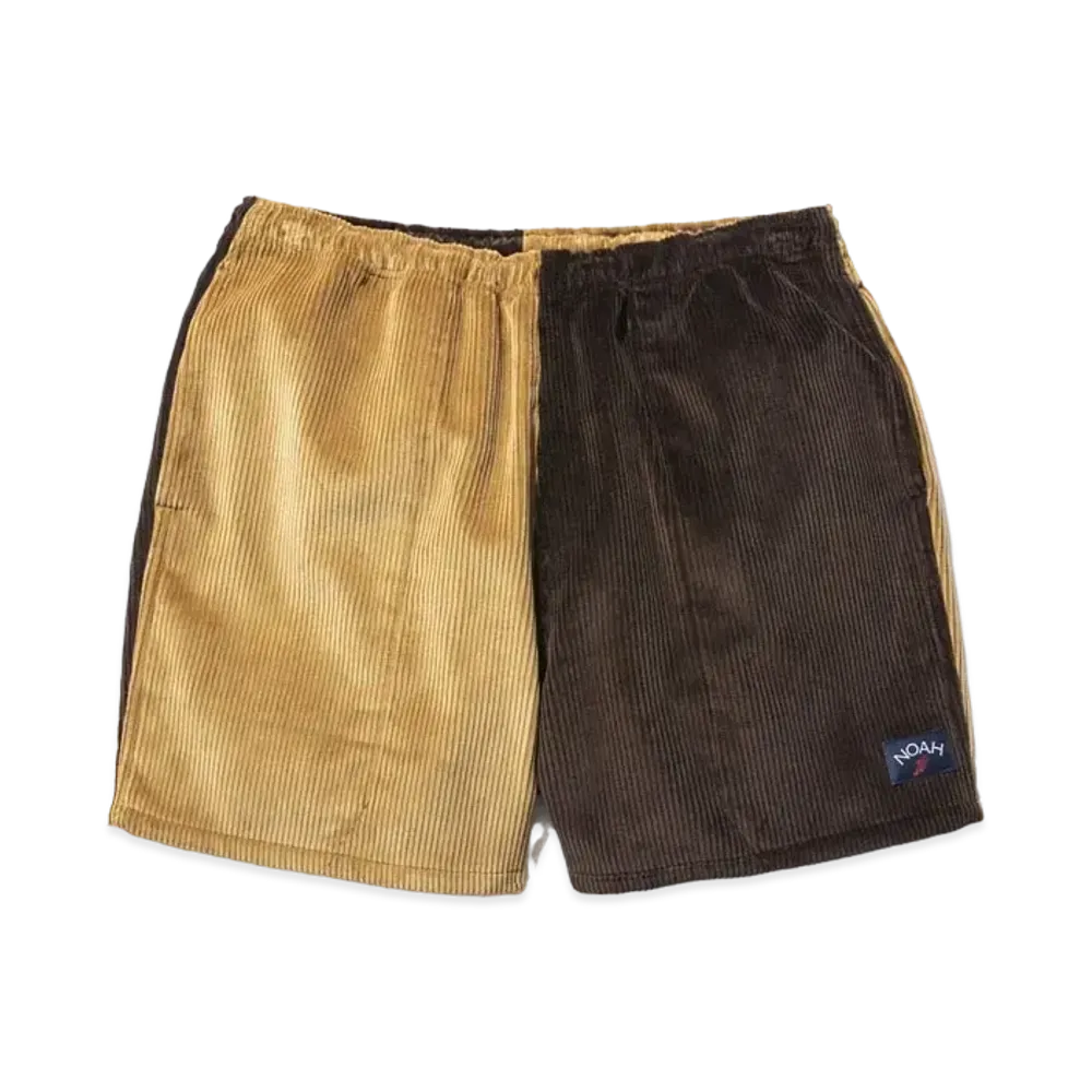 Noah Two-Tone Corduroy Running Shorts "Fawn"