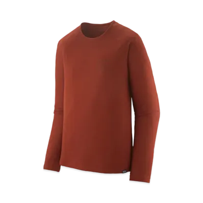 patagonia Men's Long Sleeve Capline Cool Trail Graphic Shirt "Mangrove Red"