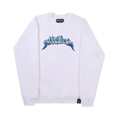 SUPPLIER Graffiti Logo Crewneck "White"