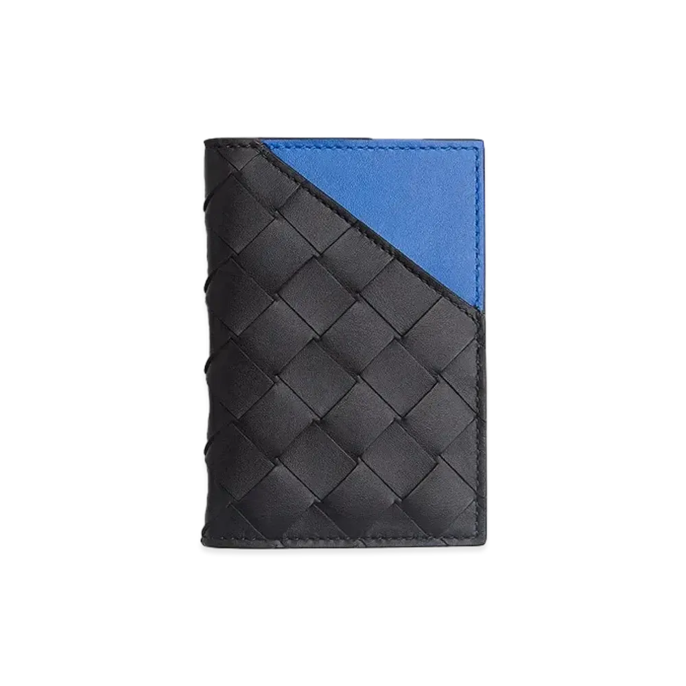 Bottega Veneta Flap Card Holder "Black"