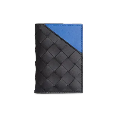 Bottega Veneta Flap Card Holder "Black"