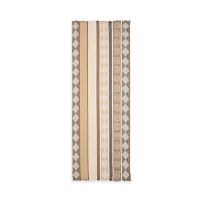 LOEWE Scarf "Light Beige/Dark Beige"