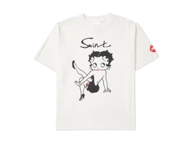 SAINT Mxxxxxx x Betty Boop SS Tee "White" SM-HR1-0000-C40