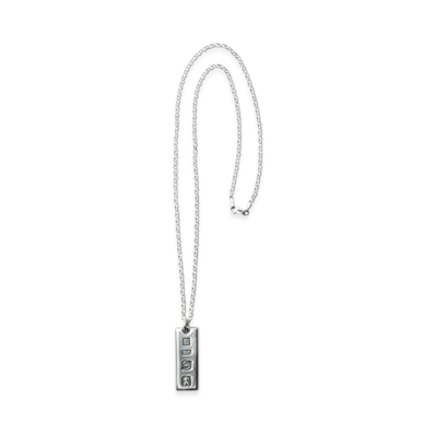 NEIGHBORHOOD Silver Ingot Necklace "Silver"