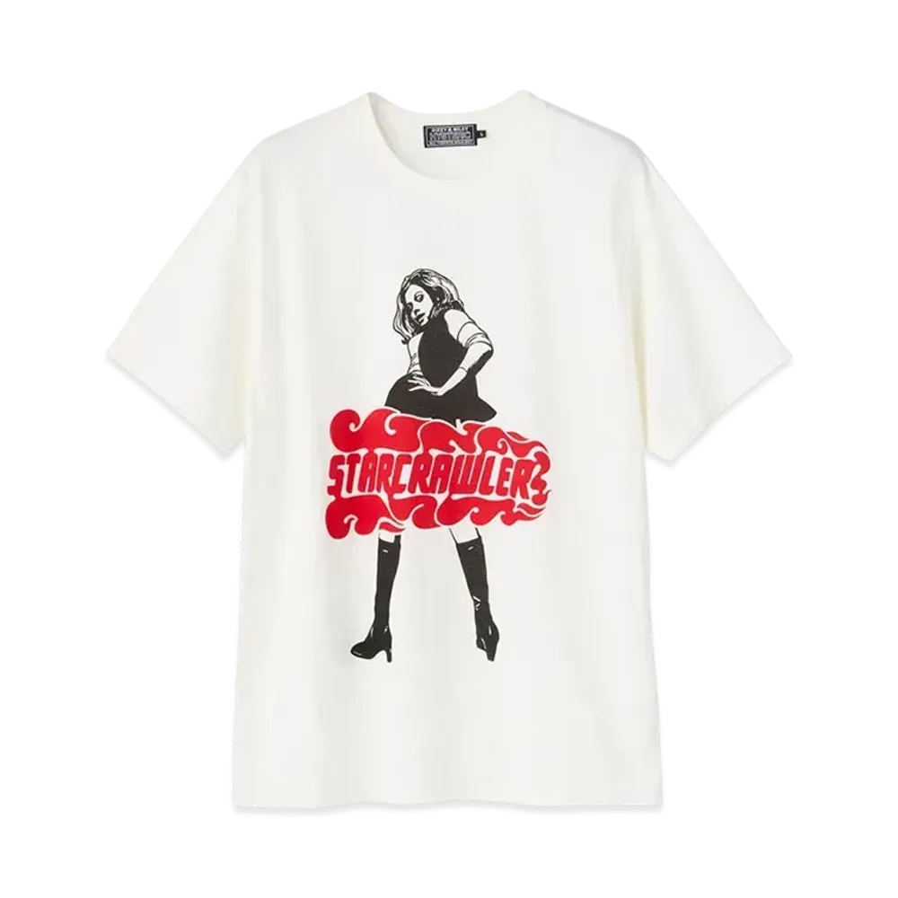 HYSTERIC GLAMOUR x Starcrawler Vixen Girl T-Shirt "White"