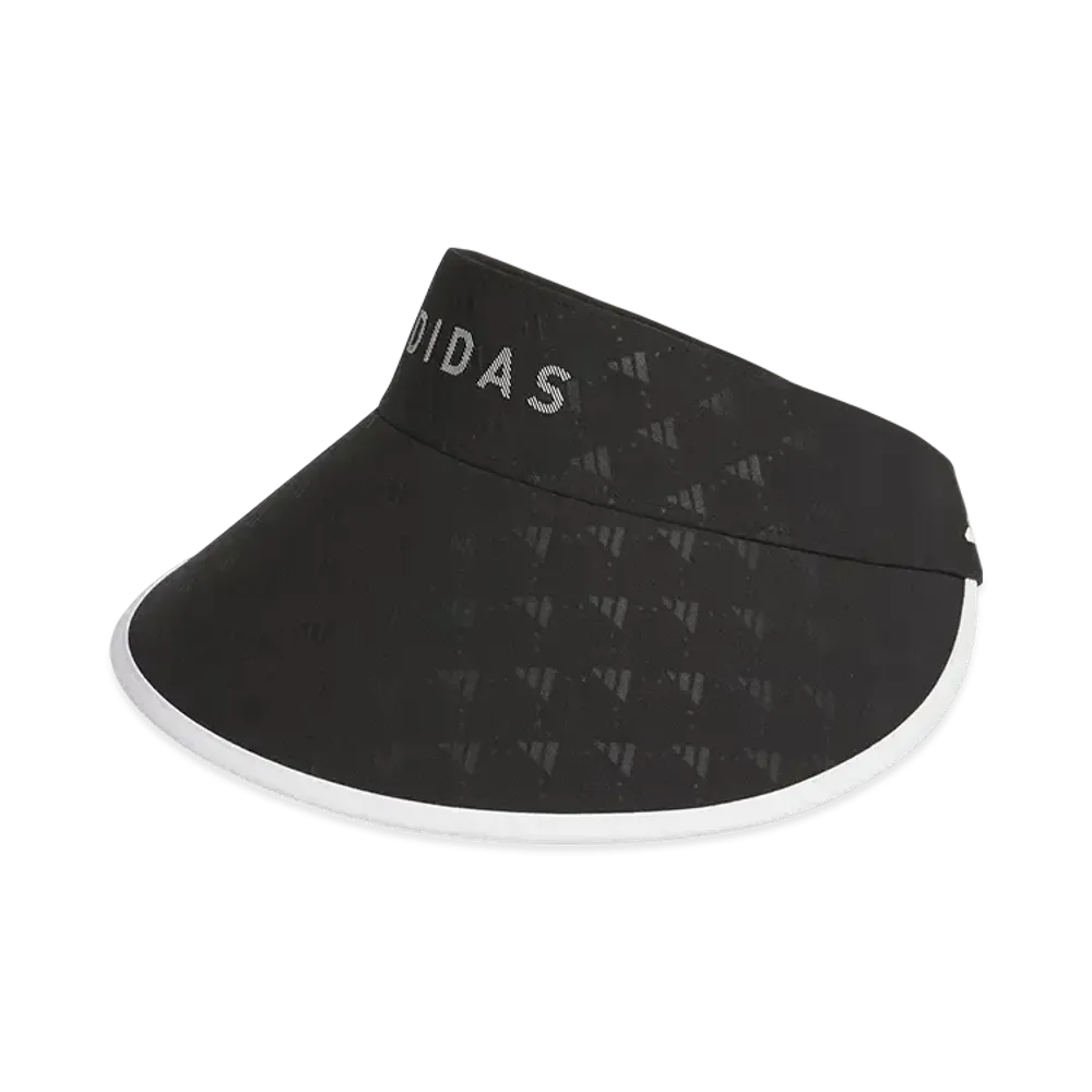 adidas Monogram Print Wide Visor "Black"