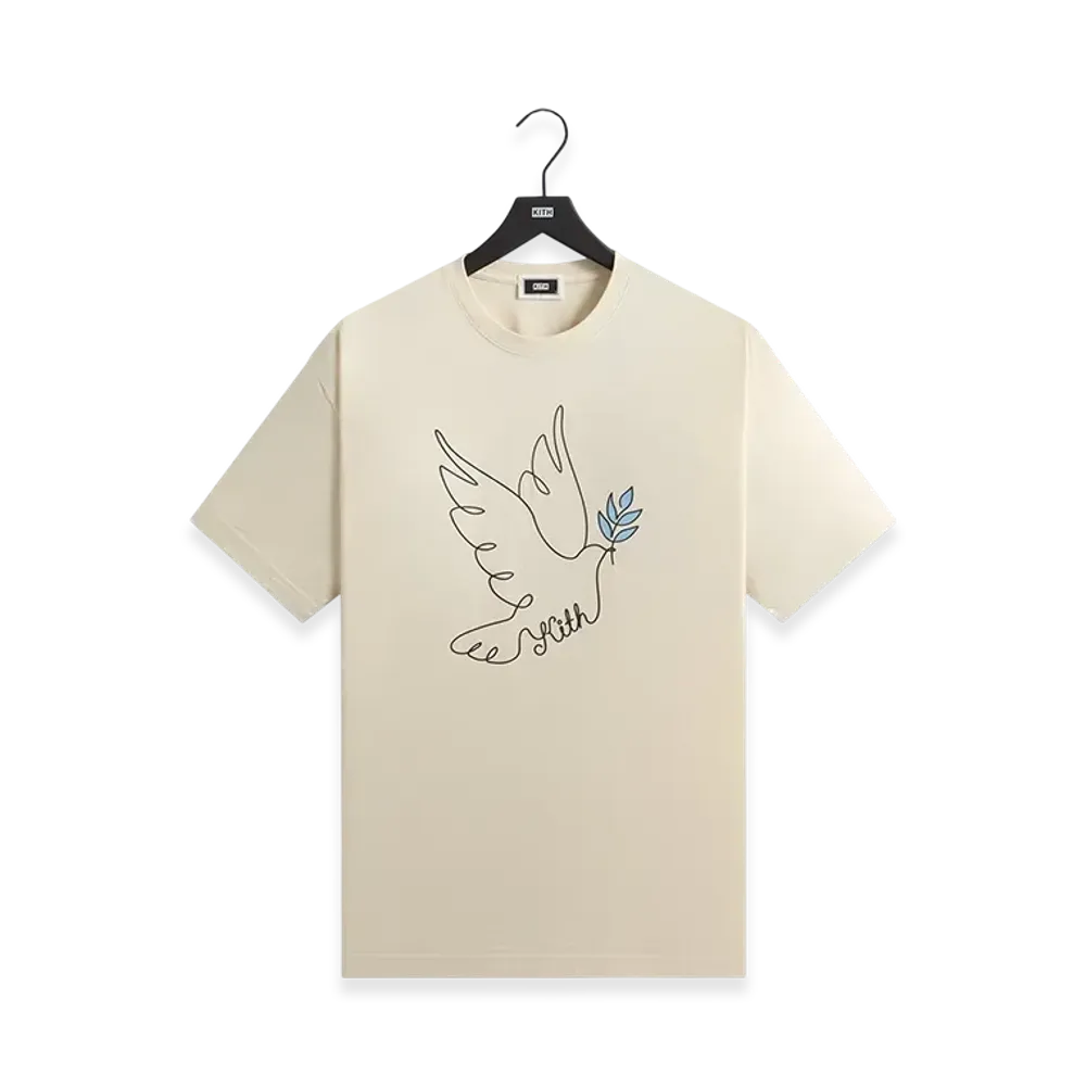 Kith Hanukkah Dove Tee "Sandrift"