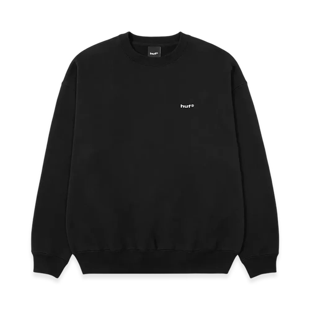 HUF Eightynine Fleece Crew "Black"