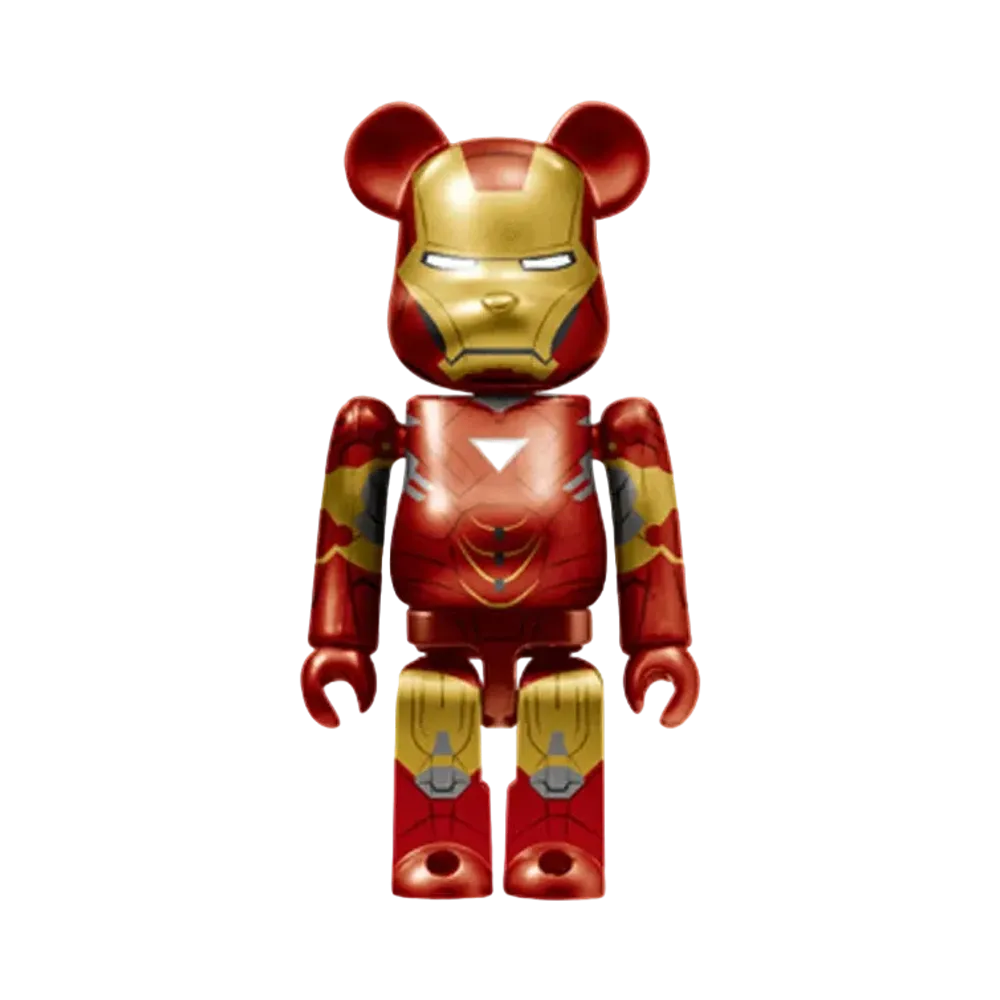 Bearbrick x Marvel Infinity Saga Iron Man Happy Lottery Bearbrick Award 6 [Iron Man Mark 6] 100% "Multi"