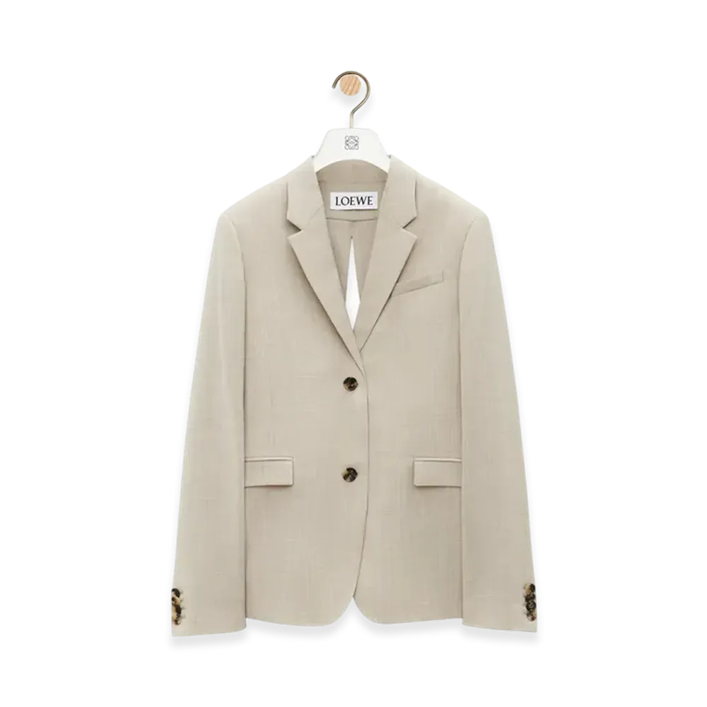 LOEWE Tailored Jacket "Light Beige Melange"