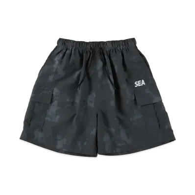 WIND AND SEA Nylon Cargo Shorts "Navy/Green"