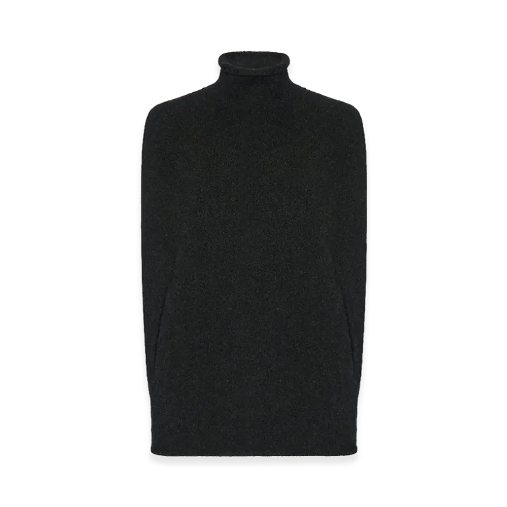 The Row Women's Meo Cashmere Turtleneck "Charcoal Melange"