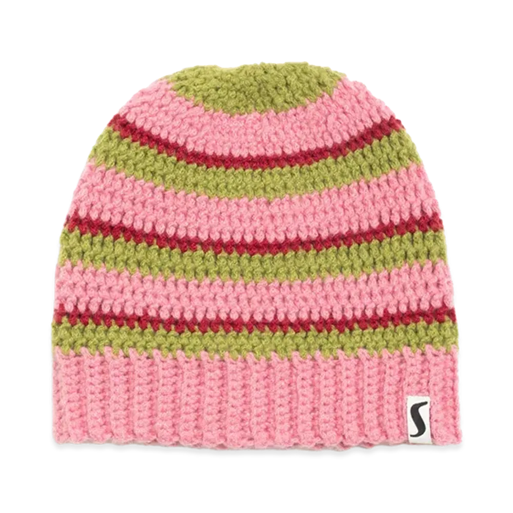 Stussy Stripe Knit Skullcap "Pink"