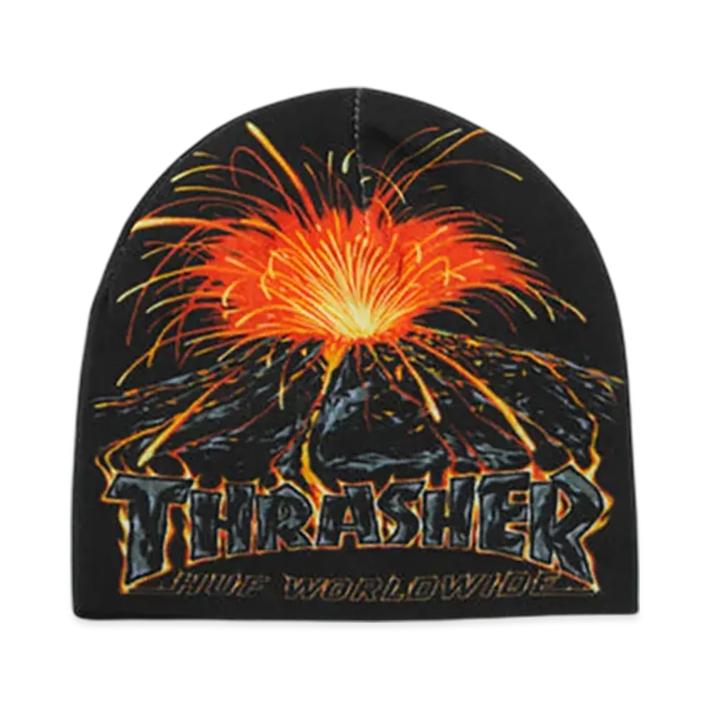 HUF x THRASHER Meltdown Reversible Beanie "Black"