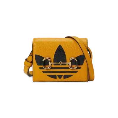 adidas x GUCCI Horsebit Card Case "Yellow"