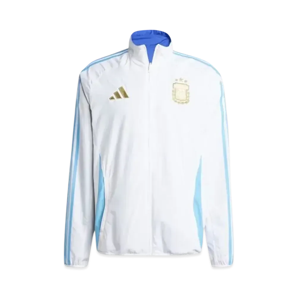 adidas Argentina National Team Anthem Jacket "White/Lucid Blue"