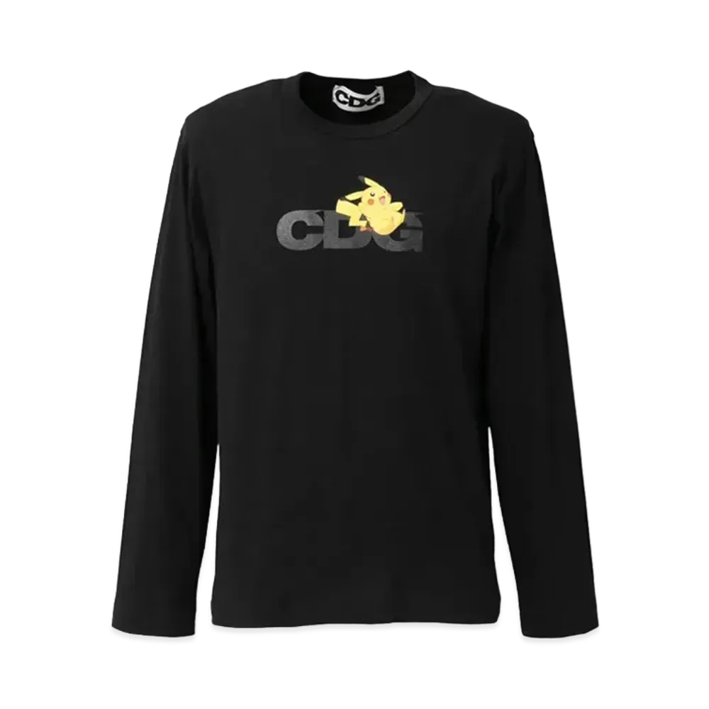 Comme des Garcons Pokemon Long Sleeved T-Shirt "Black"